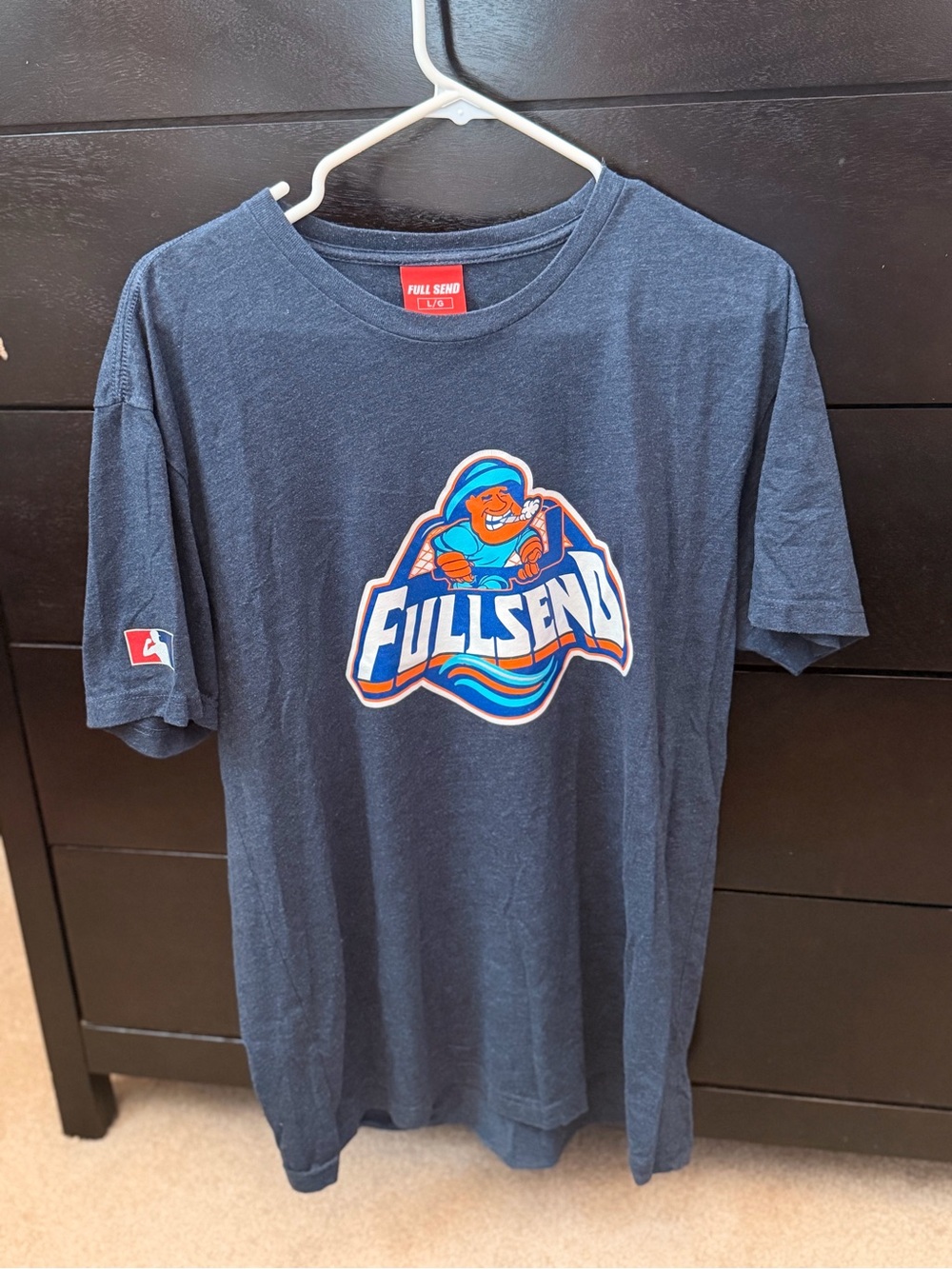 Full Send Men's Navy Graphic Logo Tee
